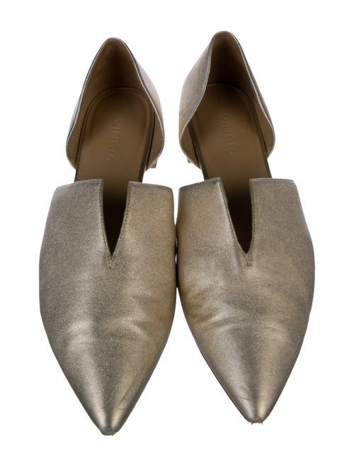 Vince Leather D'Orsay Flats