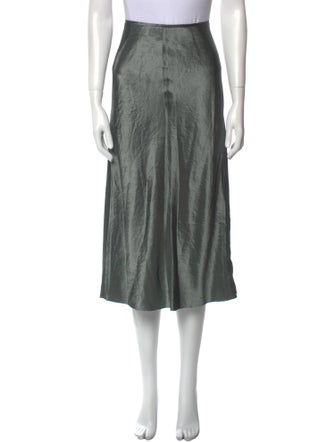 Vince Raw-Edge Trim Knee-Length Skirt