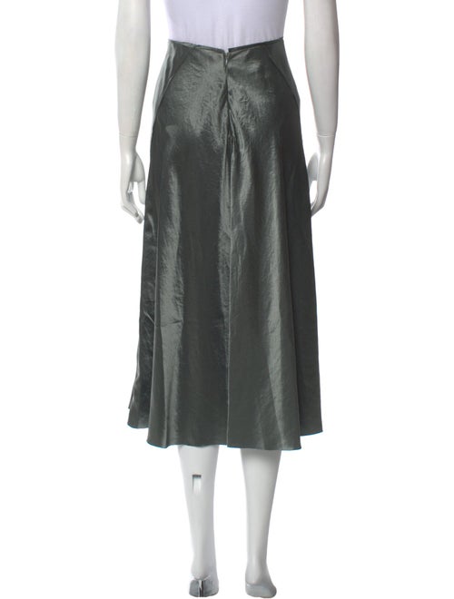 Vince Raw-Edge Trim Knee-Length Skirt