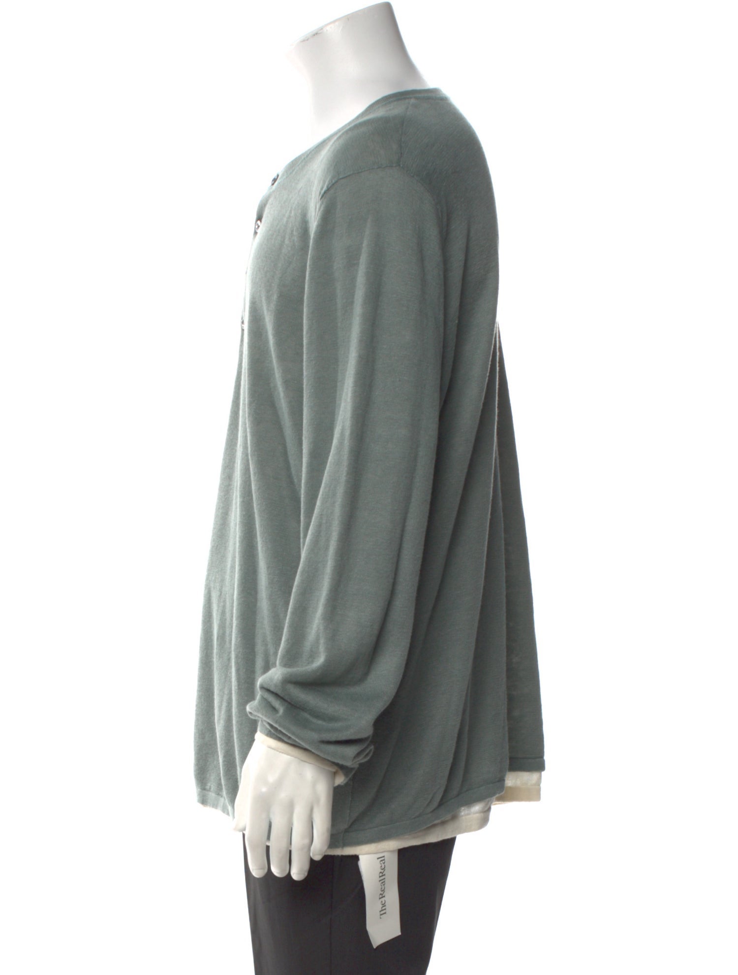 Vince Linen Crew Neck Pullover