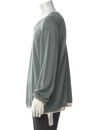 Vince Linen Crew Neck Pullover