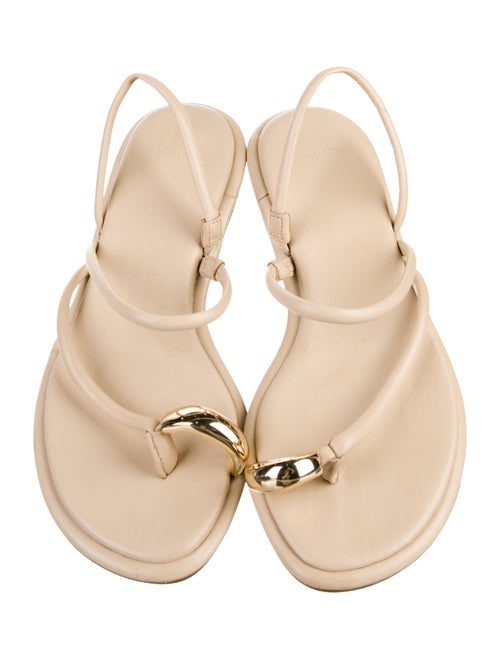 Vince Leather Slingback Sandals