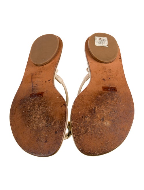 Vince Leather Slingback Sandals