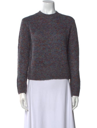 Vince Printed Crew Neck Sweater