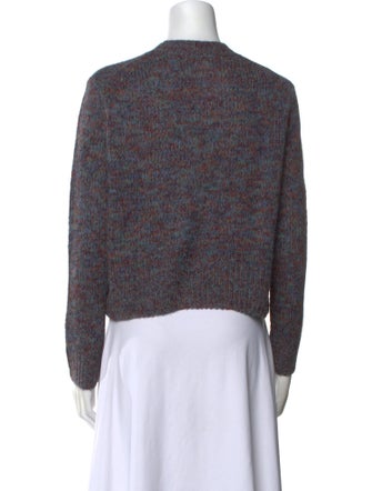 Vince Printed Crew Neck Sweater