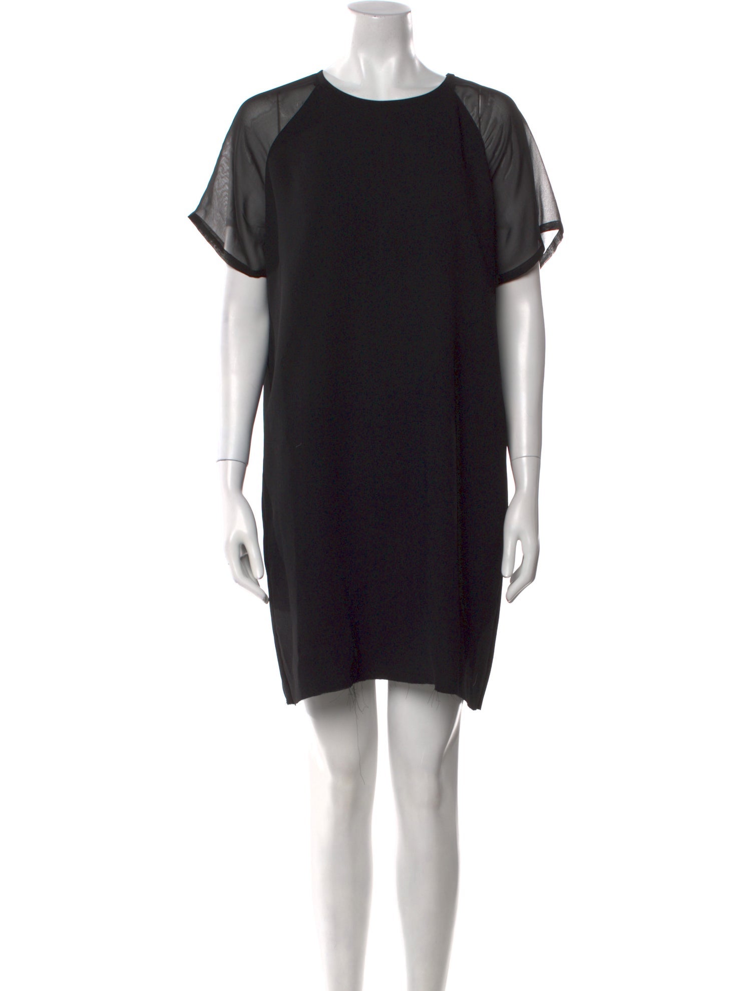 Vince Crew Neck Mini Dress