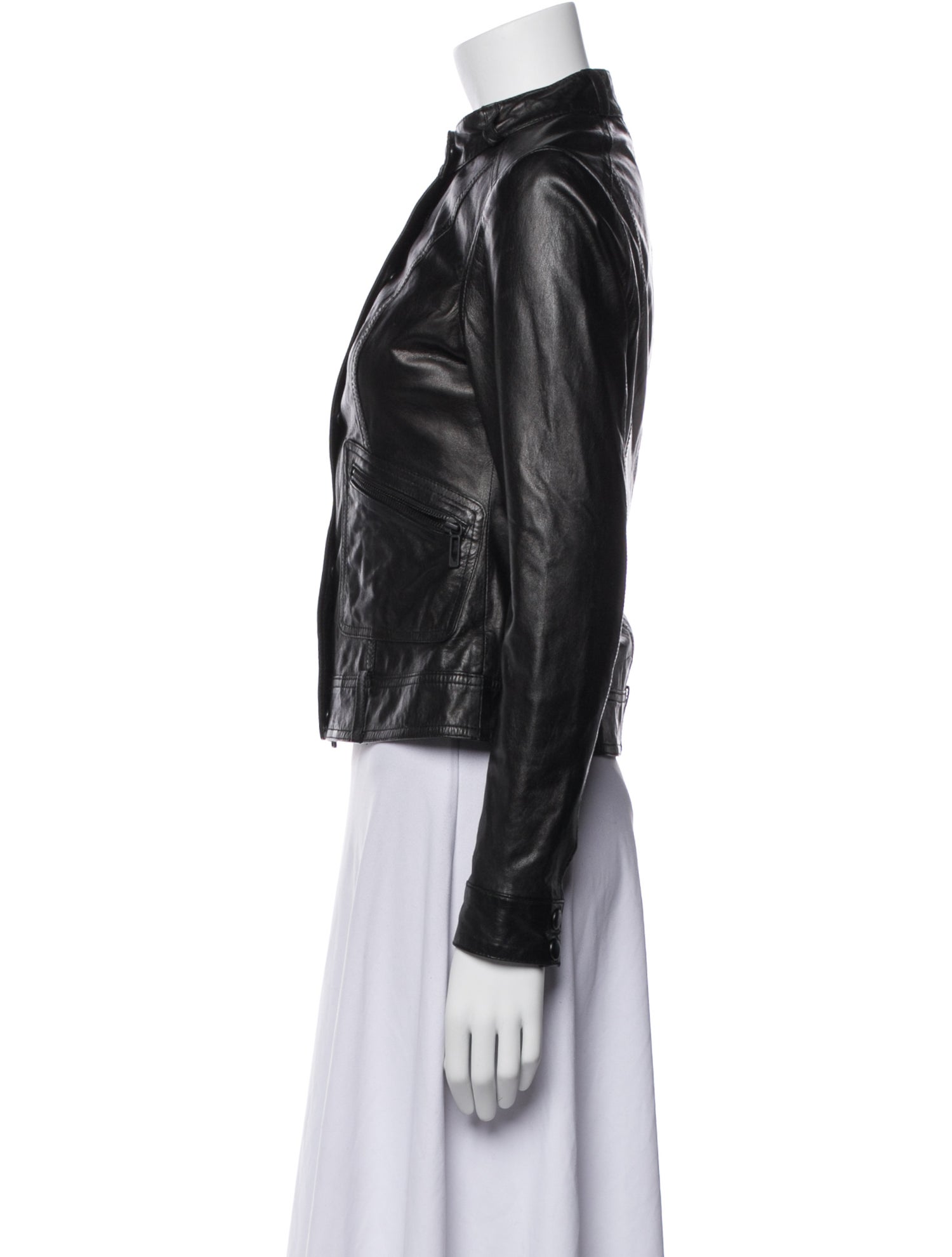Vince Leather Biker Jacket