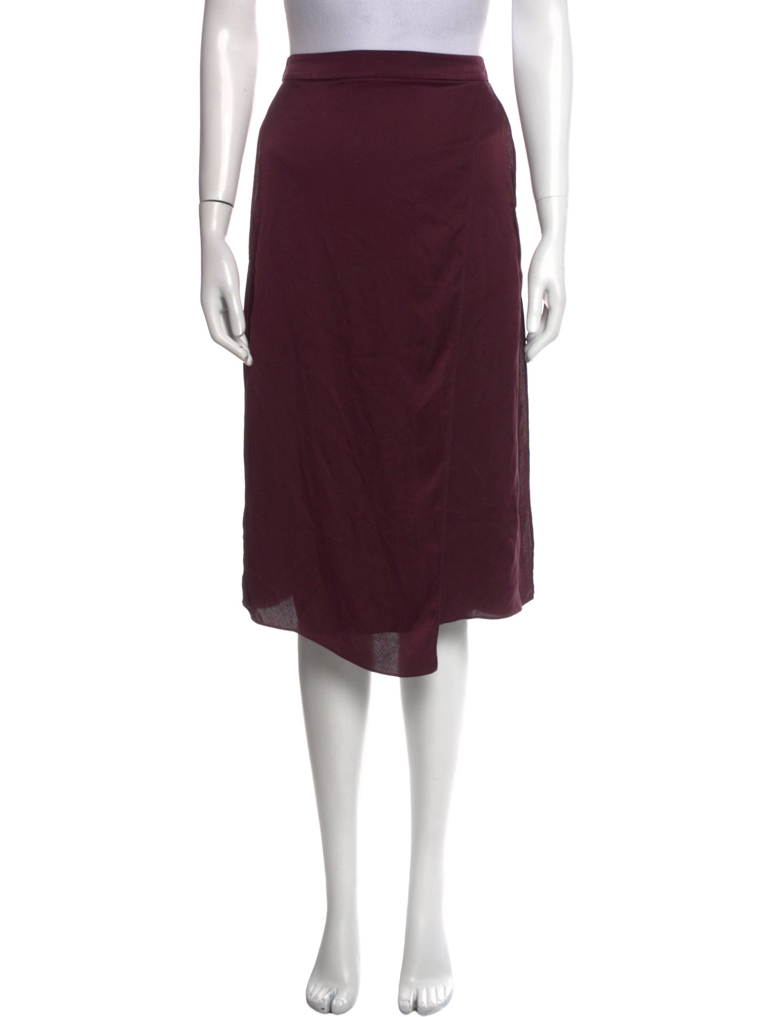 Vince Silk Midi Length Skirt