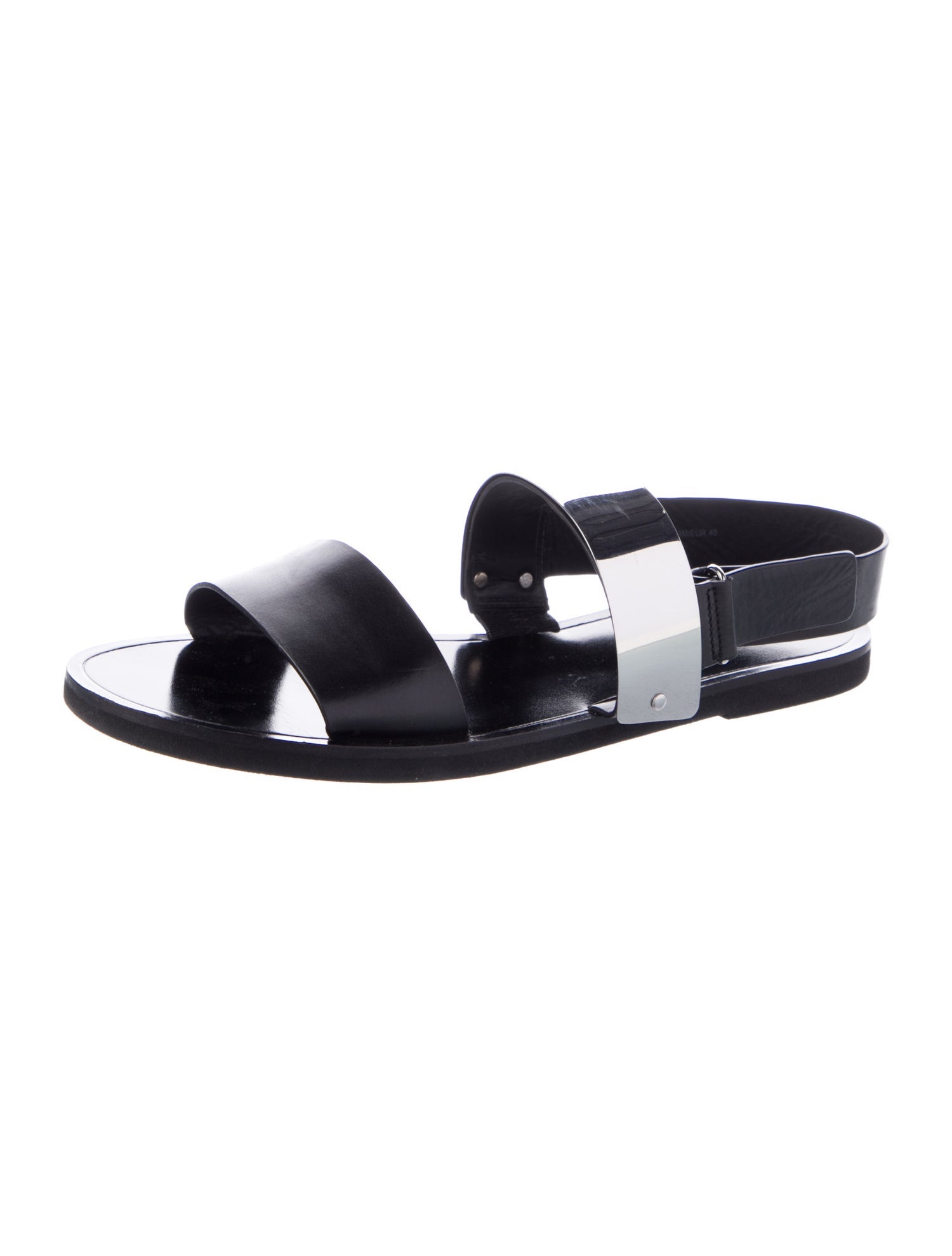 Vince Leather Slingback Sandals