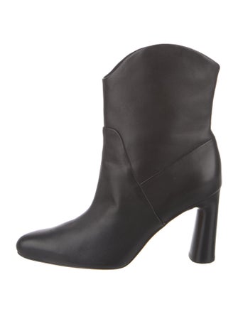 Vince Leather Western Boots