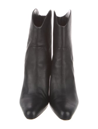 Vince Leather Western Boots