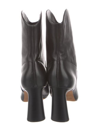 Vince Leather Western Boots