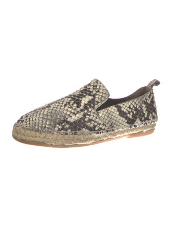 Vince Python Animal Print Espadrilles
