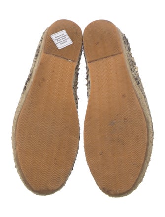 Vince Python Animal Print Espadrilles
