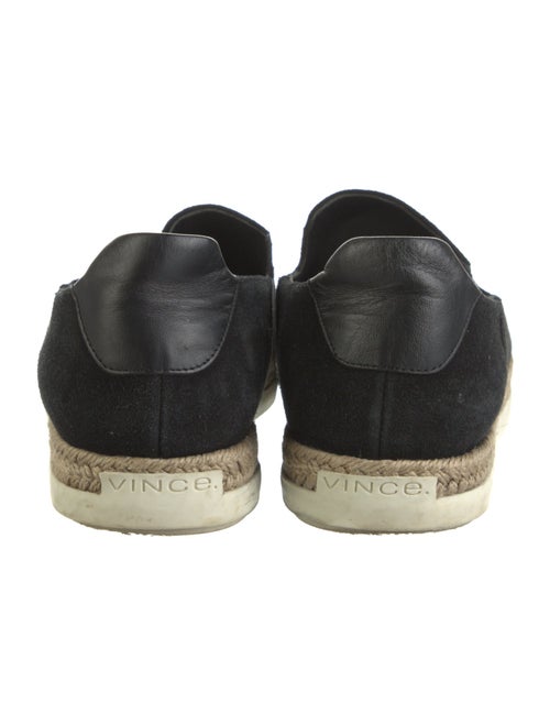 Vince Suede Leather Trim Embellishment Espadrilles