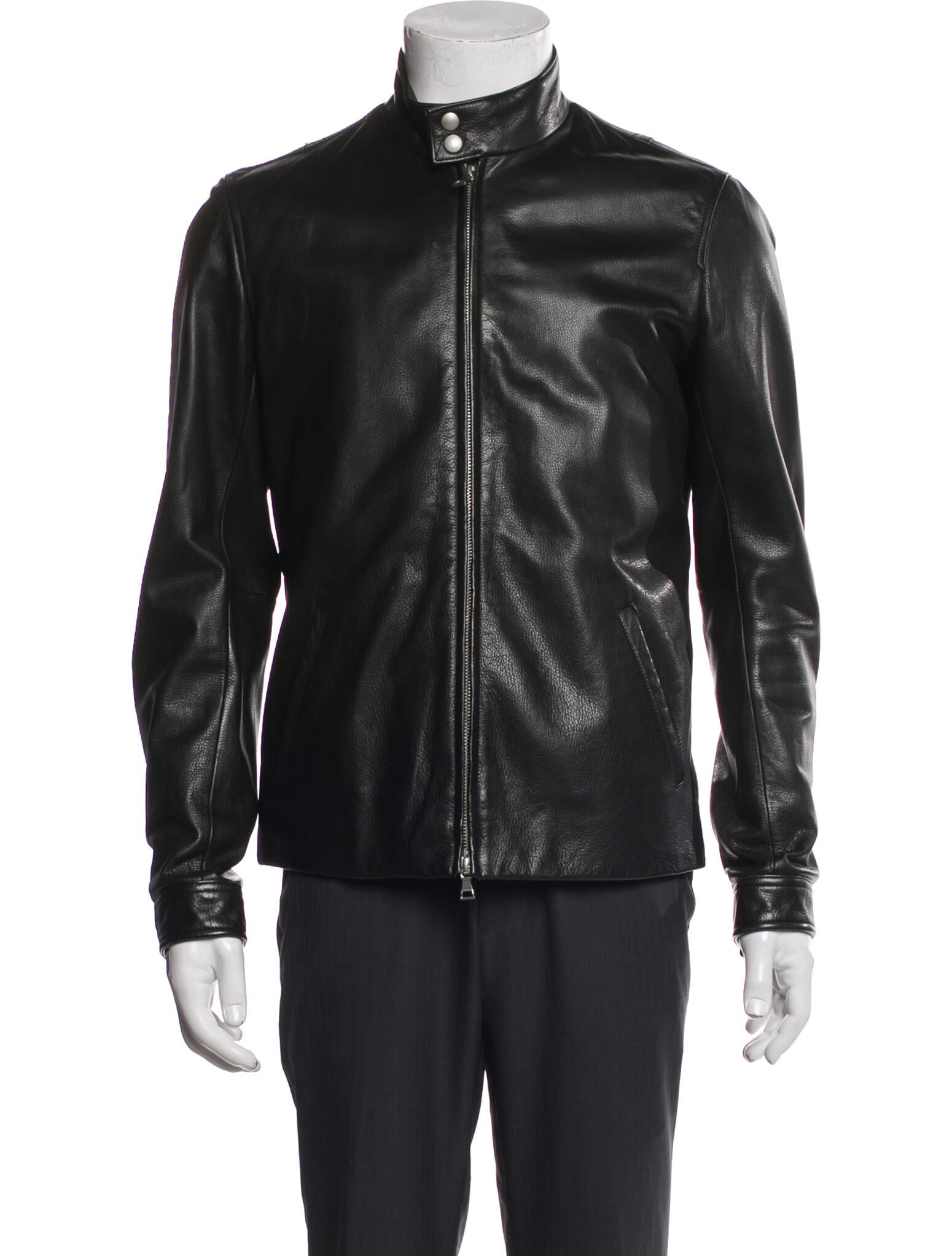 Vince Leather Moto Jacket