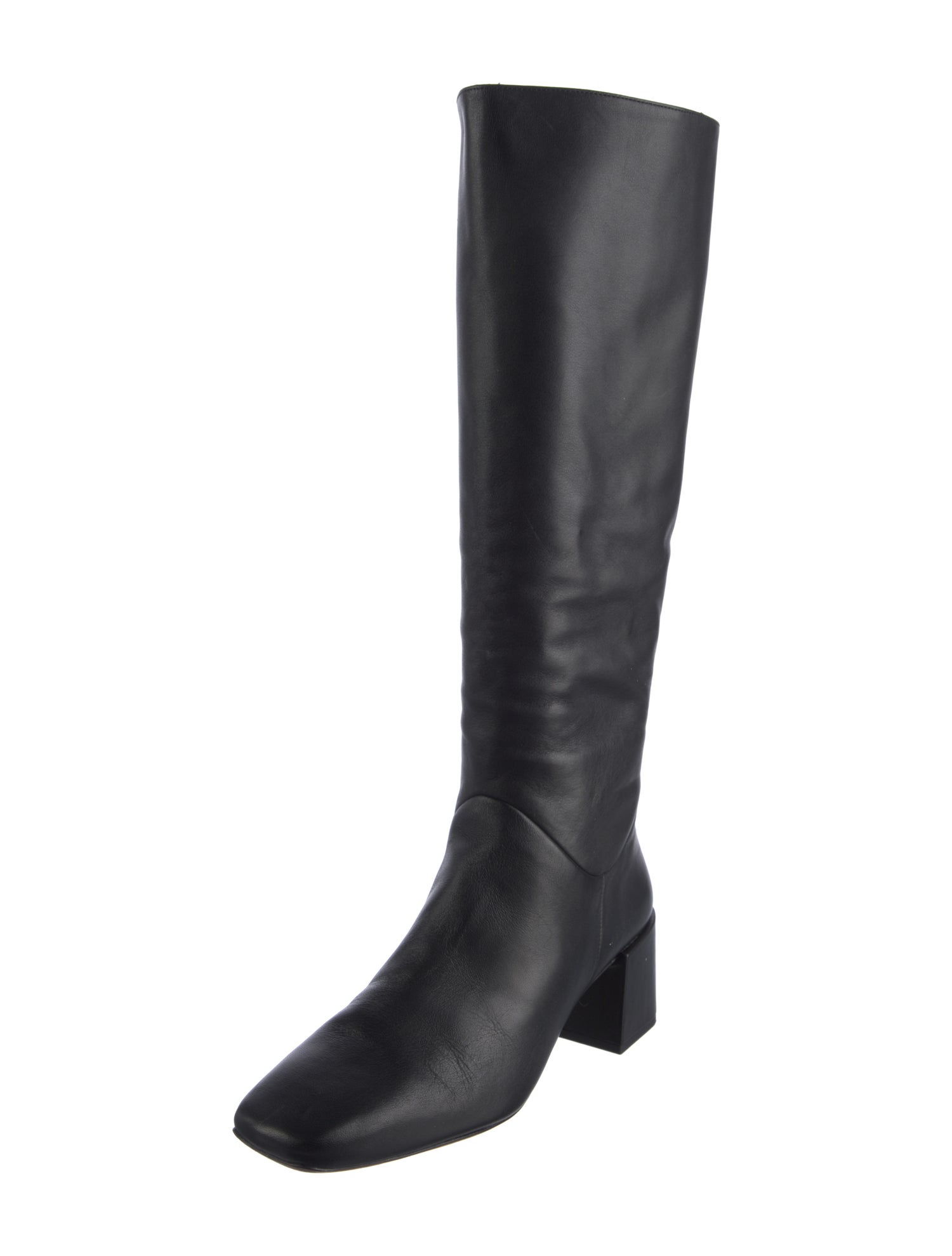 Vince Leather Riding Boots