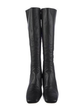 Vince Leather Riding Boots
