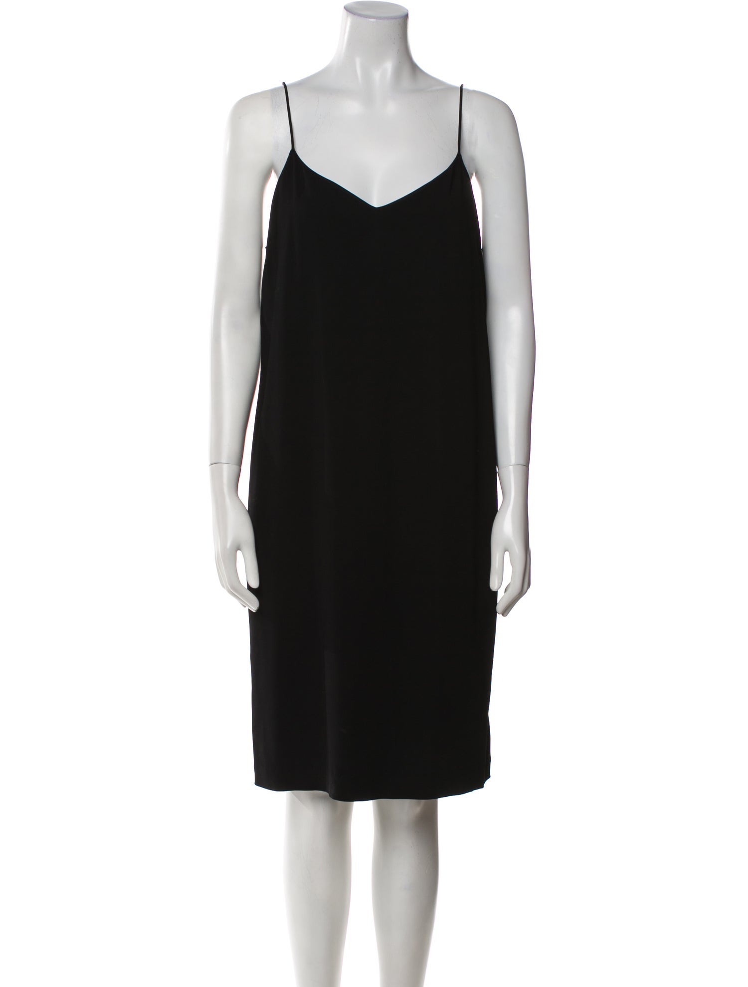 Vince V-Neck Knee-Length Dress