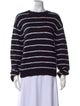 Vince Striped Crew Neck Sweater
