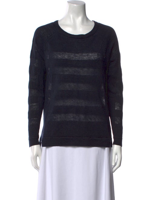 Vince Linen Striped Sweater
