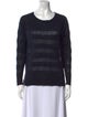 Vince Linen Striped Sweater