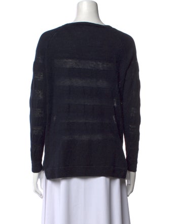 Vince Linen Striped Sweater
