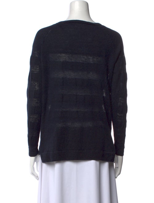 Vince Linen Striped Sweater