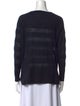 Vince Linen Striped Sweater