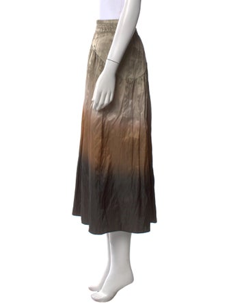 Vince Ruffle Embellishment Midi Length Skirt