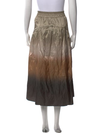 Vince Ruffle Embellishment Midi Length Skirt