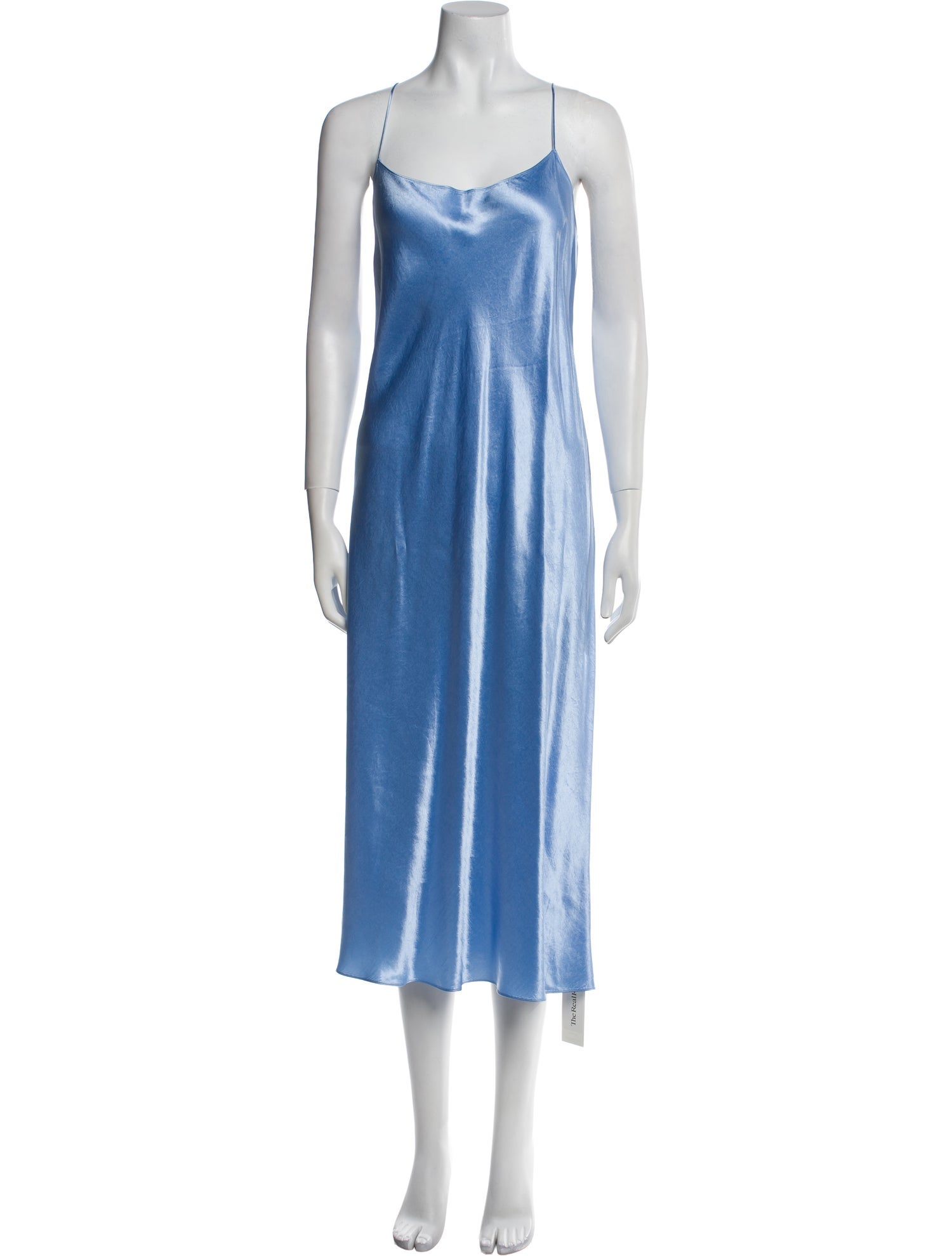 Vince Scoop Neck Midi Length Dress