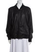 Vince Goat Leather Bomber Jacket