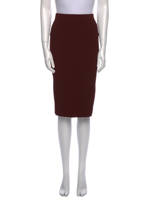 Vince Grosgrain Trim Knee-Length Skirt
