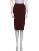 Vince Grosgrain Trim Knee-Length Skirt