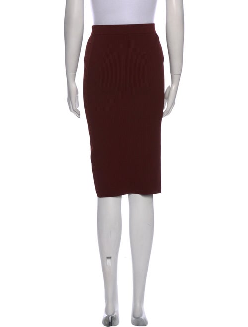 Vince Grosgrain Trim Knee-Length Skirt