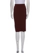 Vince Grosgrain Trim Knee-Length Skirt