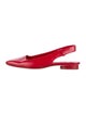 Vince Leather Slingback Flats