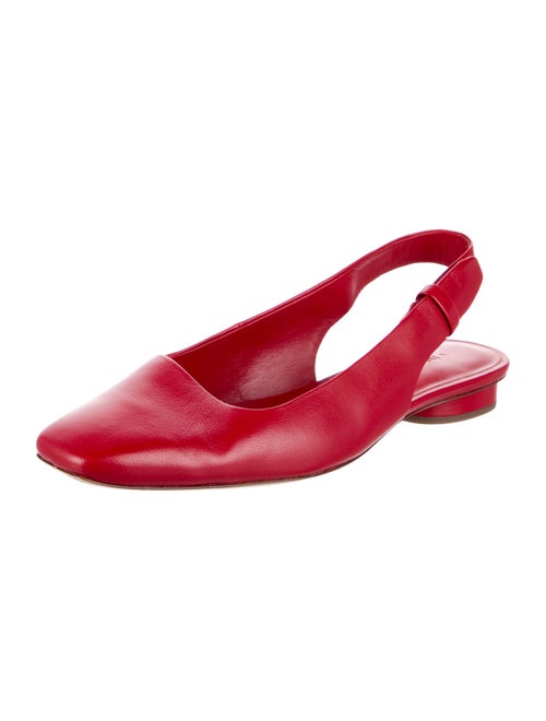 Vince Leather Slingback Flats