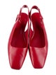 Vince Leather Slingback Flats