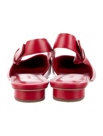 Vince Leather Slingback Flats