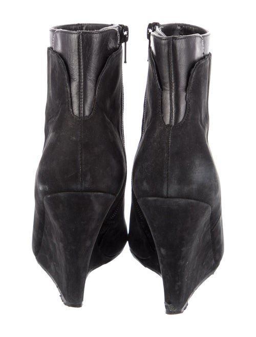 Vince Suede Leather Trim Embellishment Boots