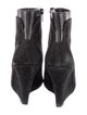 Vince Suede Leather Trim Embellishment Boots