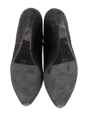 Vince Suede Leather Trim Embellishment Boots