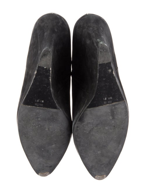 Vince Suede Leather Trim Embellishment Boots