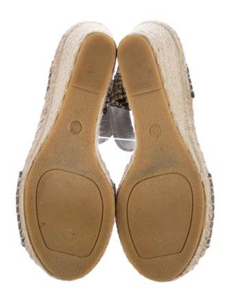 Vince Snakeskin Animal Print Espadrilles