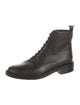 Vince Leather Combat Boots