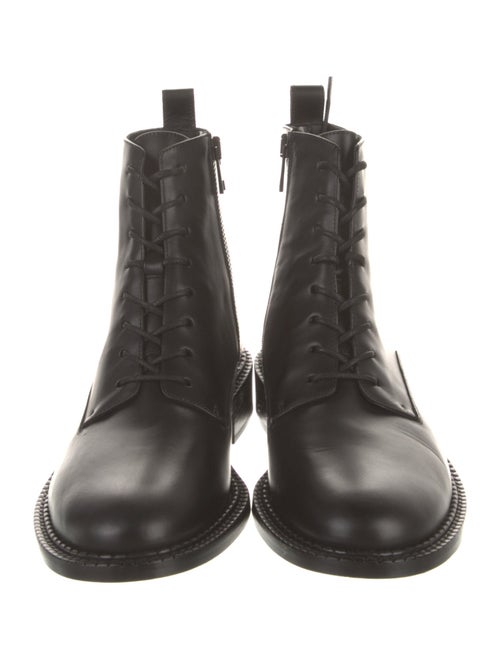 Vince Leather Combat Boots