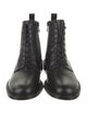 Vince Leather Combat Boots