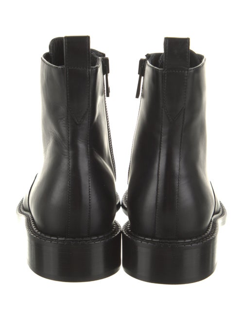 Vince Leather Combat Boots